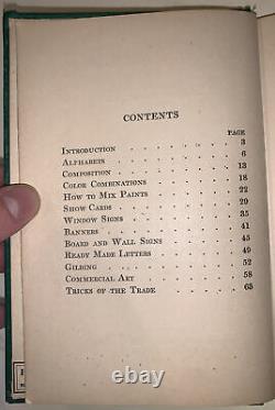 Rare In Dj, How To Paint Signs And Sho' Cards, Matthews, 1920, First Ed