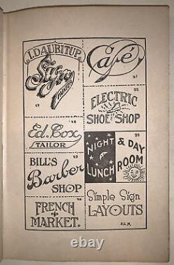 Rare In Dj, How To Paint Signs And Sho' Cards, Matthews, 1920, First Ed