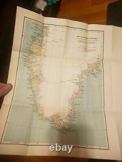 Rare Le Premier Croisement Du Groenland 1890 F. Nansen Vol I 1ère Édition Seulement