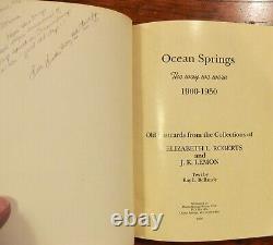 'Rare Ocean Springs Ms The Way We Were 1900-1950 Roberts/lemon History Postcards' translates to 'Rare Ocean Springs Ms La Façon dont Nous Étions 1900-1950 Roberts/lemon Cartes Postales Historiques' in French.