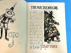 Rare The Patchwork Girl Of Oz Par L. Frank Baum 1913 Première Édition Première Édition