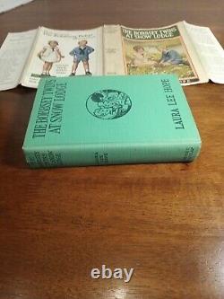 Rare Vintage Les jumeaux Bobbsey au chalet de neige 1ère édition 1913 Laura Lee Hope