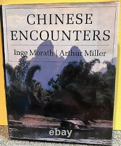 Rencontres chinoises signées en double par Morath-Miller en 1979, livre relié avec jaquette, première édition