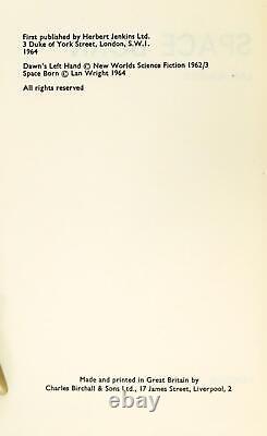 'Roman de science-fiction et de suspense 'Space Born' de Lan Wright, 1re édition 1964, relié avec jaquette'