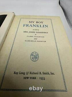 Roosevelt, Mme James MON GARÇON FRANKLIN Première Édition