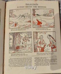 Rupert Annual 1938 The New Rupert Book Alfred Bestall Vintage Première Edition Rare