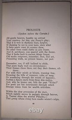 SIGNÉ, 1918, 1st, LA PLEIADE PERDUE, UNE FANTASIE EN DEUX ACTES, par JANE DRANSFIELD