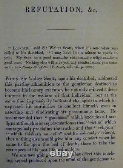 SIR WALTER SCOTT & La controverse Lockhart-Ballantyne avec annexe 1838-39
