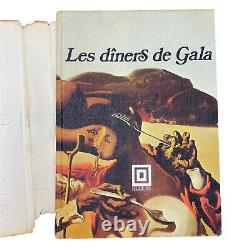 Salvador Dali Les Diners De Gala - 1ère Édition, 1973 Avec Veste Dust