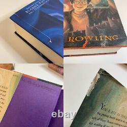 Série complète Harry Potter 1-8 Set Rowling Relié Première édition américaine L3