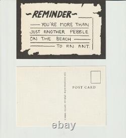Série de cartes postales de la première édition épuisée par le poète/artiste Joe Brainard de New York