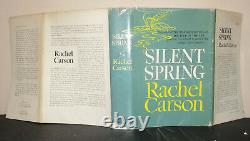 Silent Spring Rachel Carson Première Édition 1ère Édition Veste À Poussière