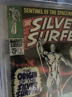 Silver Surfer #1 Cgc 3.5 Origine Du Silver Surfer! 1968 L'âge D'argent Marvel Key