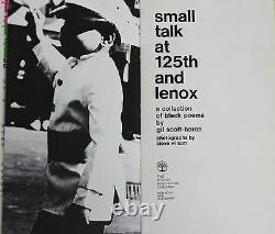 Small Talk At 125th Et Lenox Par Gil Scott-heron First Edition 1970 1er Livre