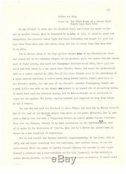 Stephen King Avant Que Le Jeu Signé 44 La Page Manuscrit Brillante Excisés Prologue