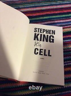 Stephen King, Signé! , Cell, 1ère Édition, 1ère Impression, Mylar