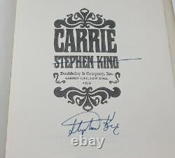 Stephen King Signé 'carrie' 1ère Et 1ère Édition Livre D'imprimerie P6 Beckett Coa