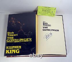 Stephen King The Gunslinger Signé Autographe 1ère Édition/1er Livre D’impression