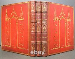 Syrie The Holy Terre Asia Minor 1836 1st Ed Leather Reliures Set Bartlett Purser