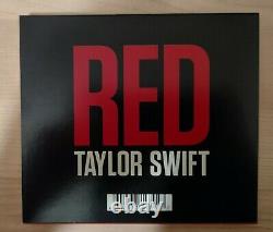 Taylor Swift Rouge Original Signé / Autographié CD Slipcase Avec Coeur