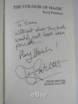 Terry Pratchett La Couleur De La Magie Signé 1er Première Uk Edition 1983 Livre