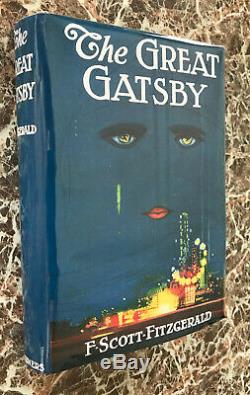 The Great Gatsby, True Première Édition, 1925, Par F. Scott Fitzgerald 1er / 1er