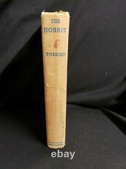 The Hobbit J. R. R. Tolkien Houghton Mifflin 1938 Première Édition Am, Deuxième État