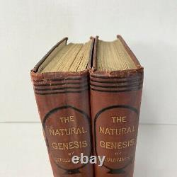The Natural Genesis Gerald Massey Première Édition Original 1883 Volume 1 & 2 Hard