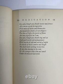 Toi qui as des rêves Maxwell Anderson Signé Première Édition 1925, #20 sur 1000