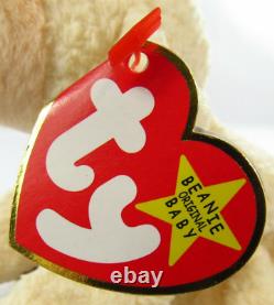 Ty Beanie Baby Babies Ewey 1998 Plush Lamb Vintage Original Première Edition Mwmt