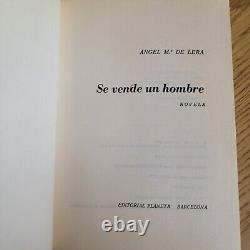 Un Homme à Vendre par Angel M De Lera 1973 Première Édition Relié Planeta