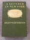 Un Flâneur à New York, Helen W. Henderson. Relié, Première édition. En Très Bon état.