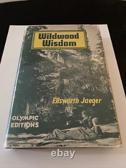 Wildwood Wisdom Ellsworth Jaeger Wartime Livre 1945 Première Édition -must Voir