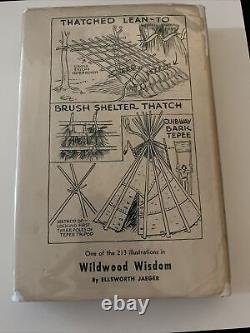 Wildwood Wisdom Ellsworth Jaeger Wartime Livre 1945 Première Édition -must Voir